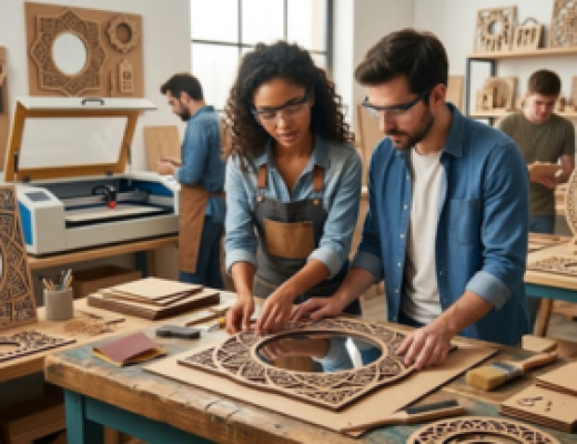 Corte Láser: Diseña y crea espejos decorativos en MDF